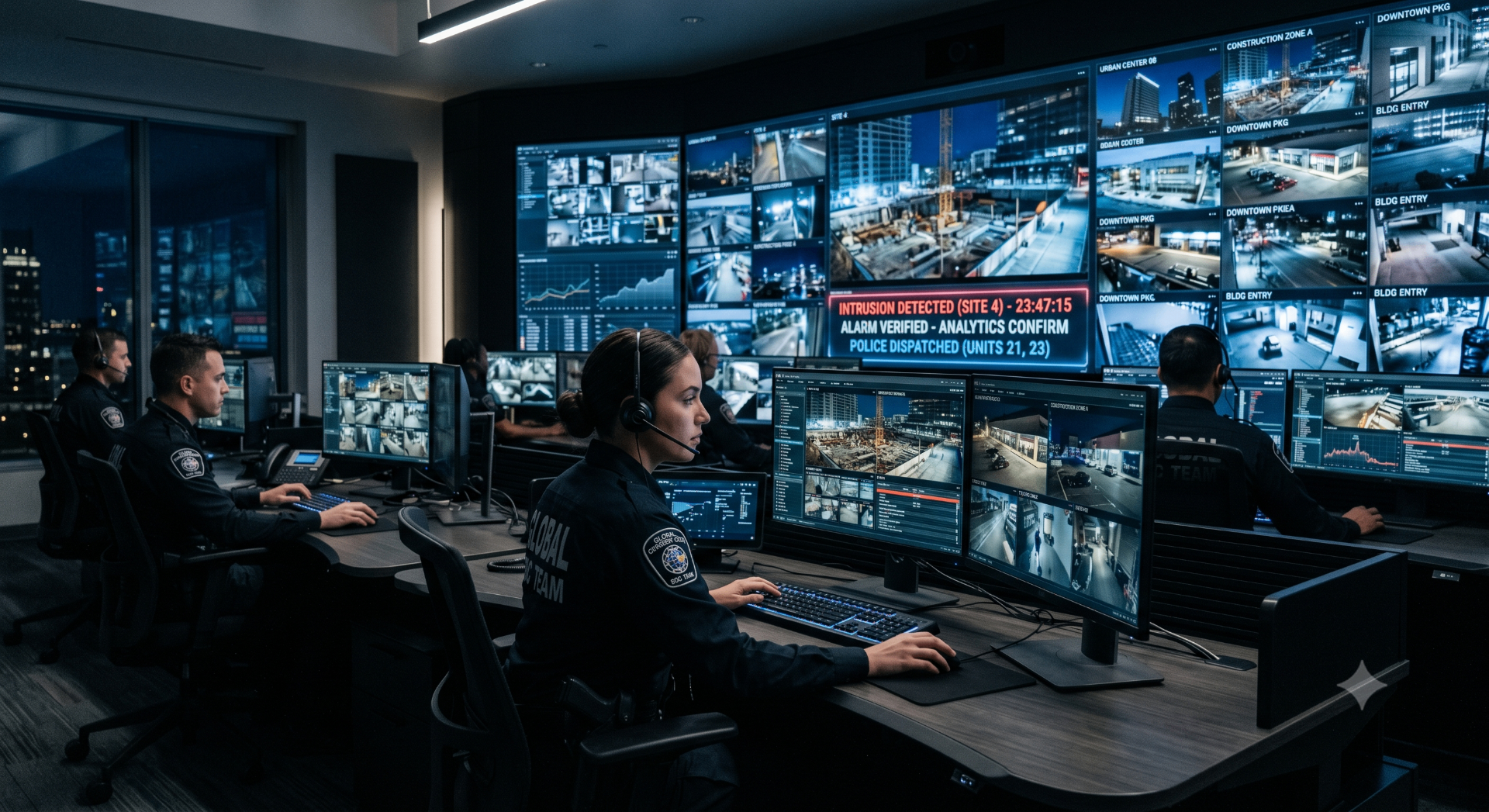 Monitored CCTV