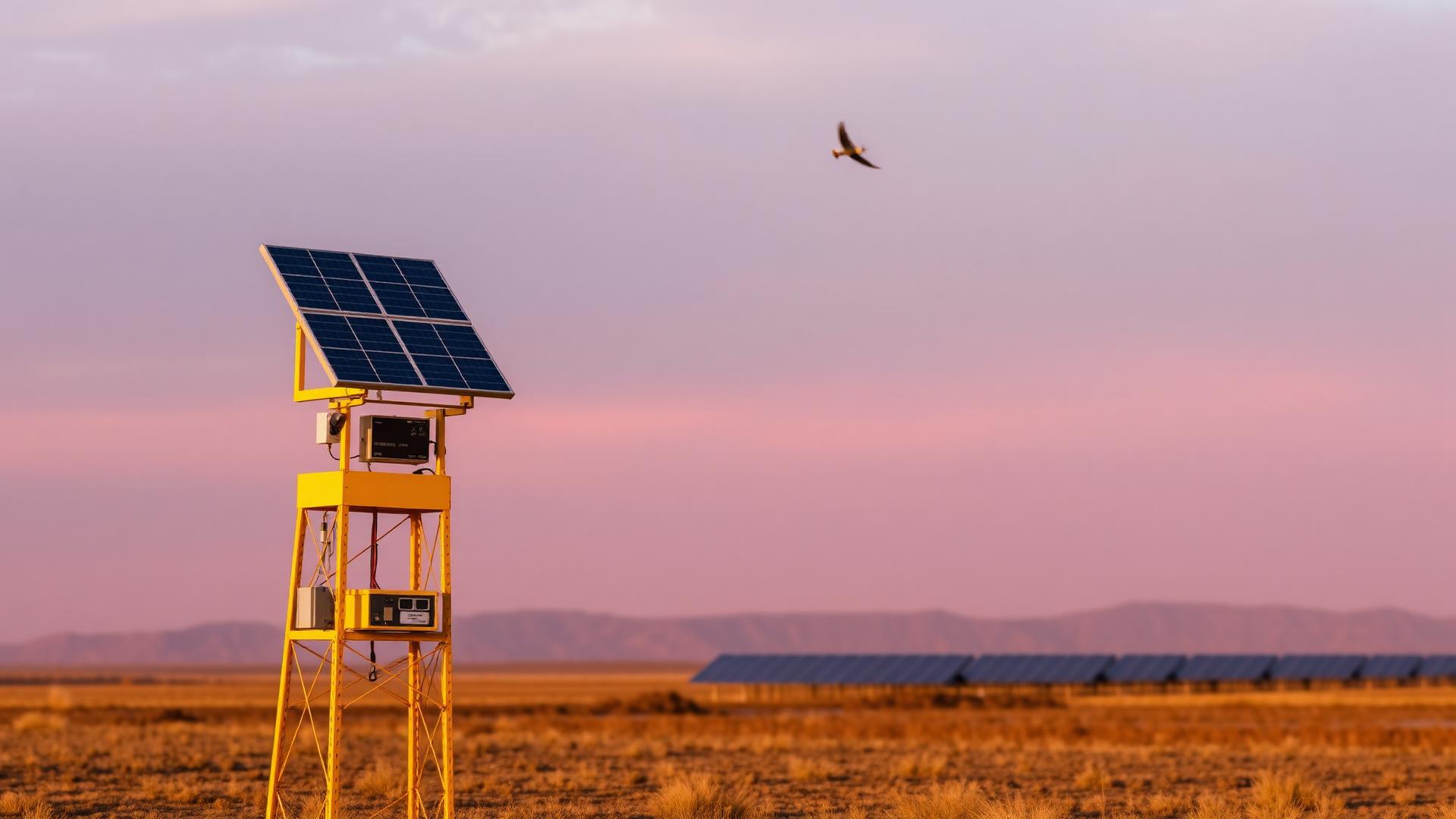 Solar CCTV Towers
