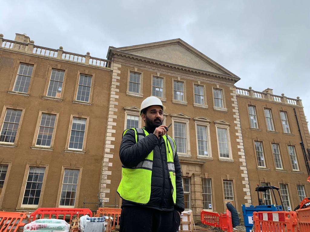 Security Guarding protecting Construction Site