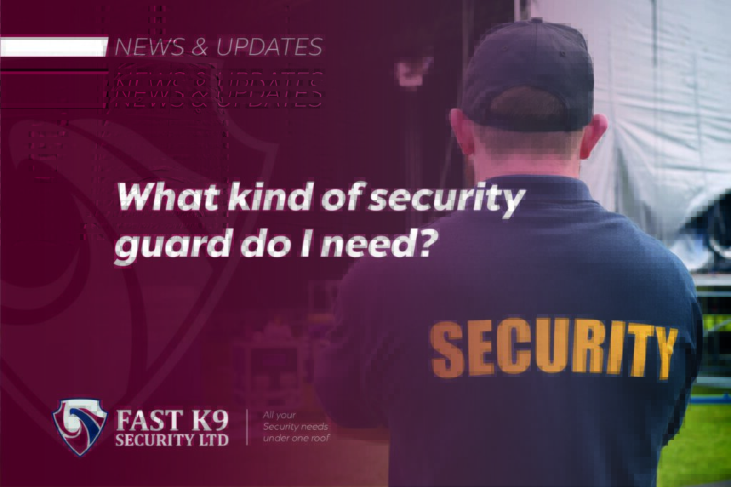 What kind of security guard do I need?