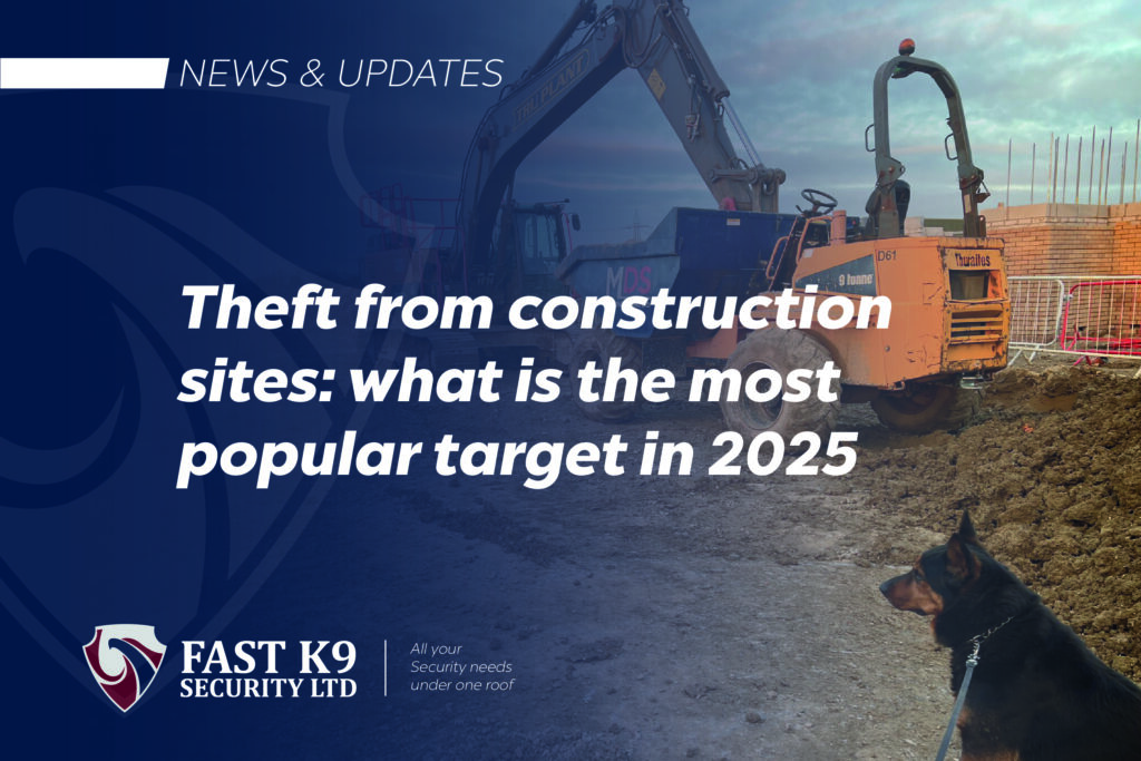 Theft from construction sites: what is the most popular target in 2025